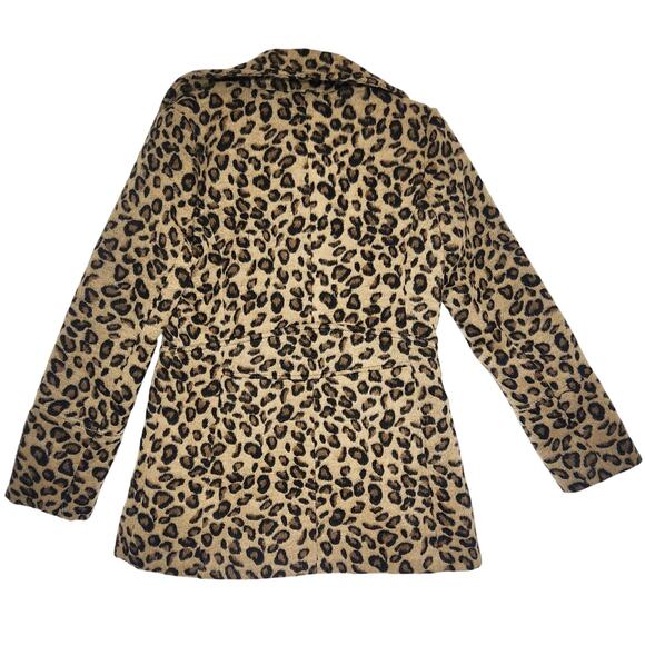 JouJou Leopard Print Lightweight Coat Medium, NWT - Picture 3 of 5
